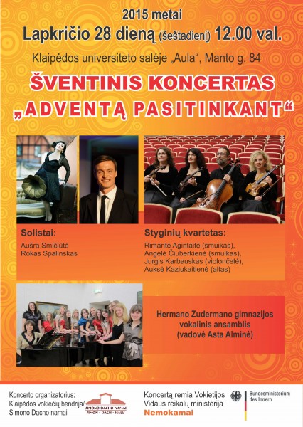 ADVENTINIS KONCERTAS 2015-11-28